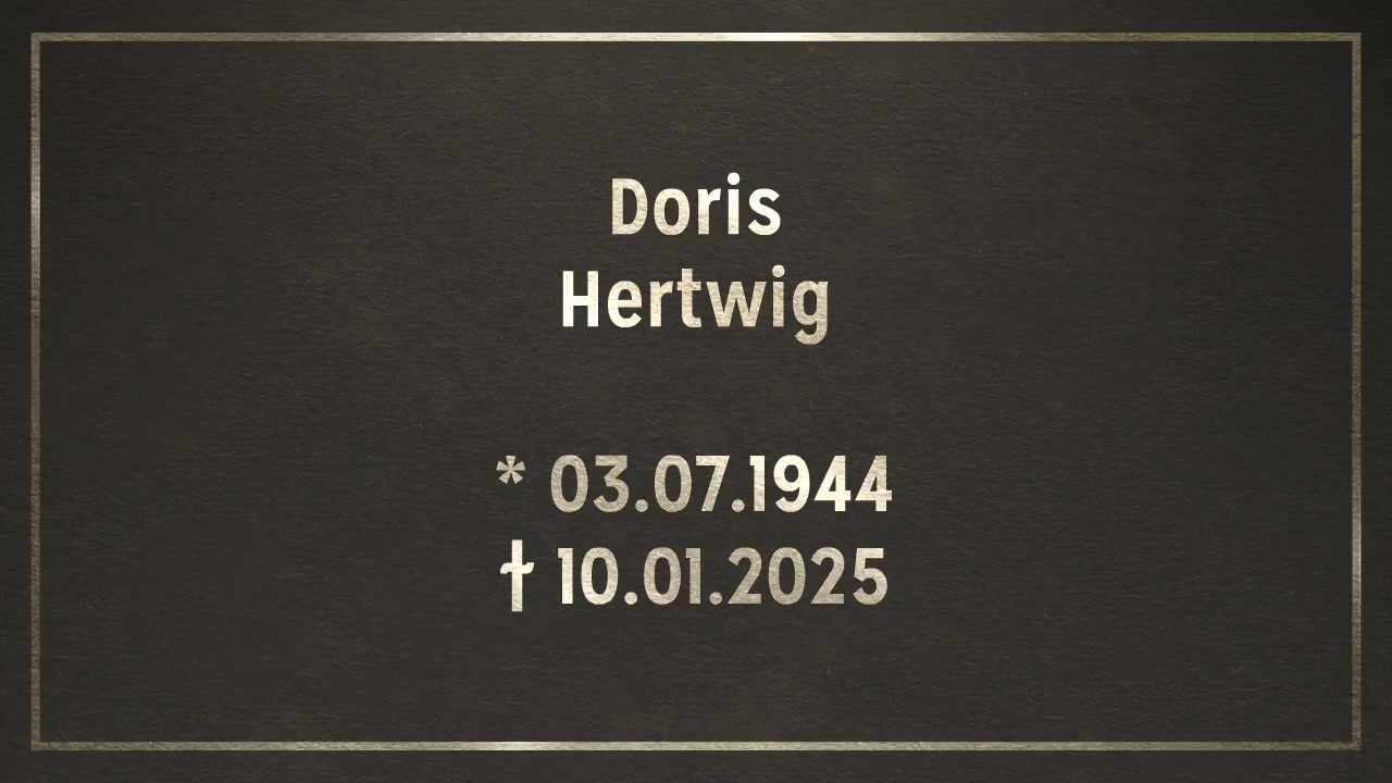 Videoanzeige Von Doris Hertwig Trauer In Thueringen De