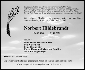 Traueranzeige von Norbert Hildebrandt