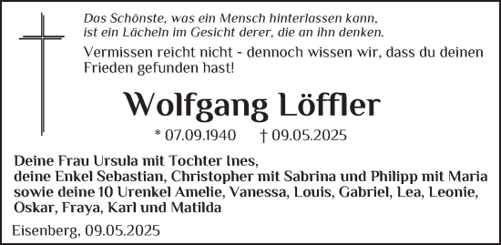 Zur Gedenkseite von Wolfgang Löffler